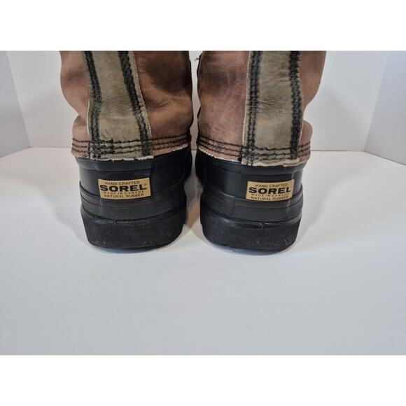 Sorel Kaufman Mens Tan Insulated Winter Snow Boots 10 main image 3